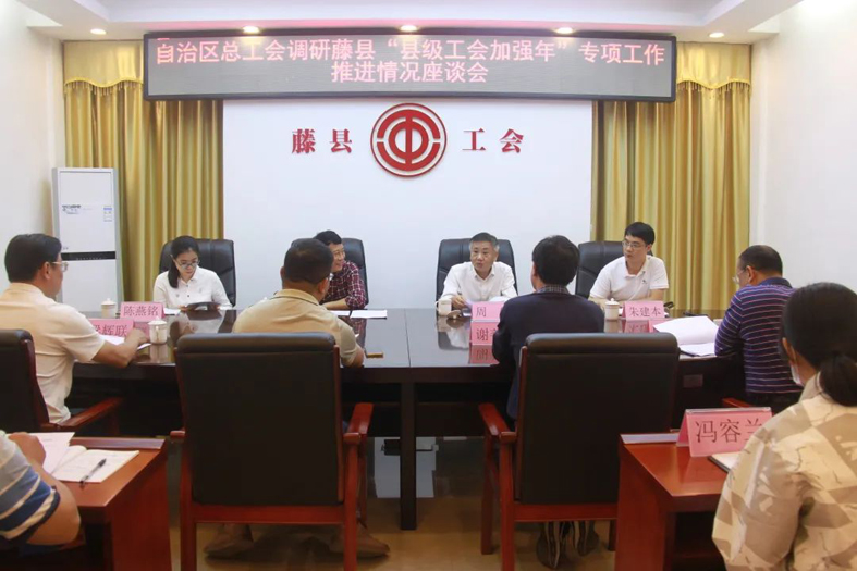 自治區(qū)總工會副主席周健到梧州市調(diào)研指導(dǎo)“縣級工會加強(qiáng)年”專項工作推進(jìn)情況